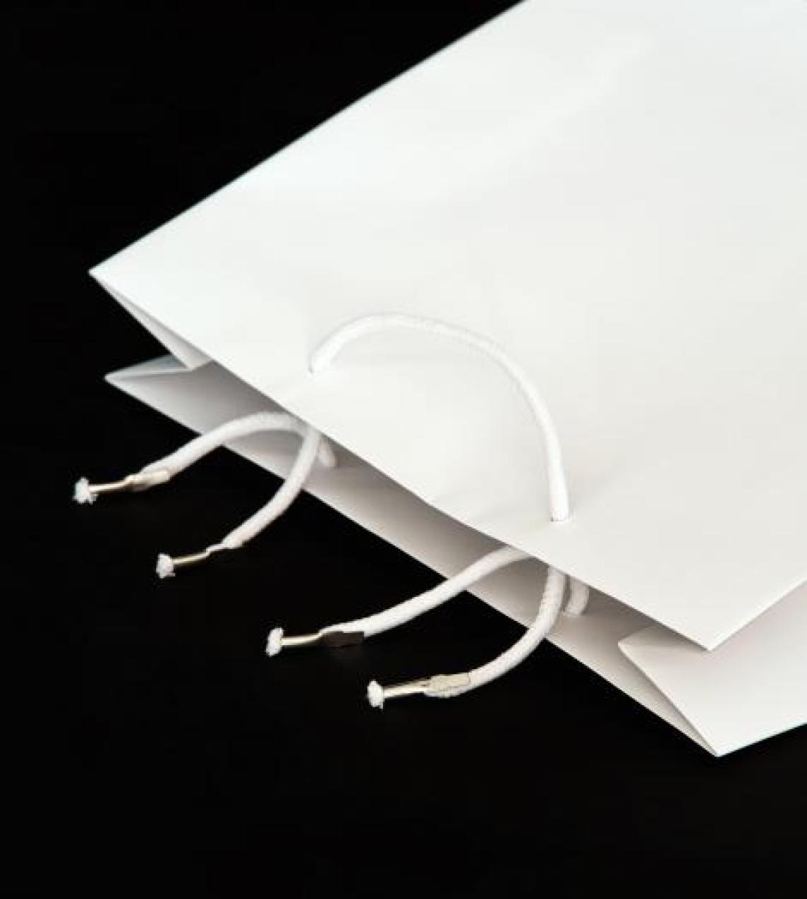 Bolsas de papel de lujo medianas