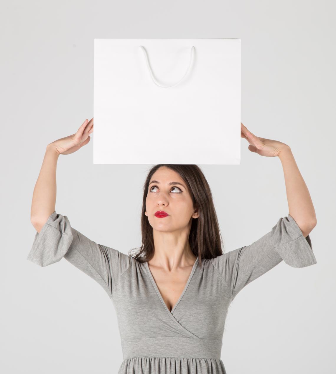 Bolsas de papel de lujo grandes