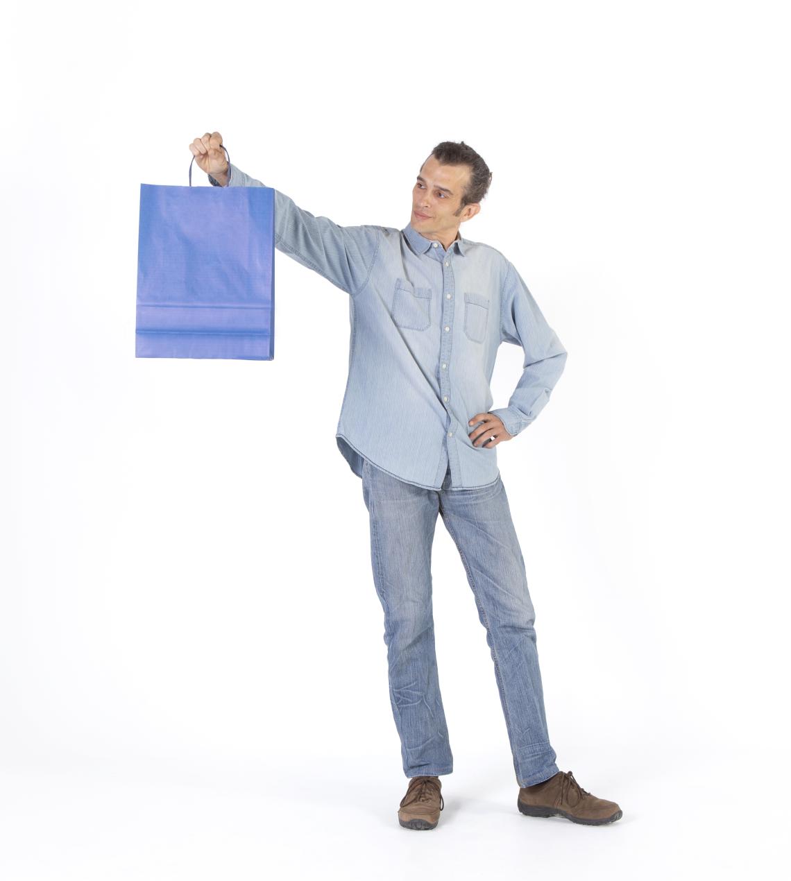 Bolsas de papel de colores 32x41x12