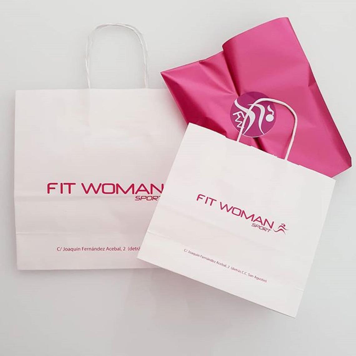 Bolsas blancas con logo