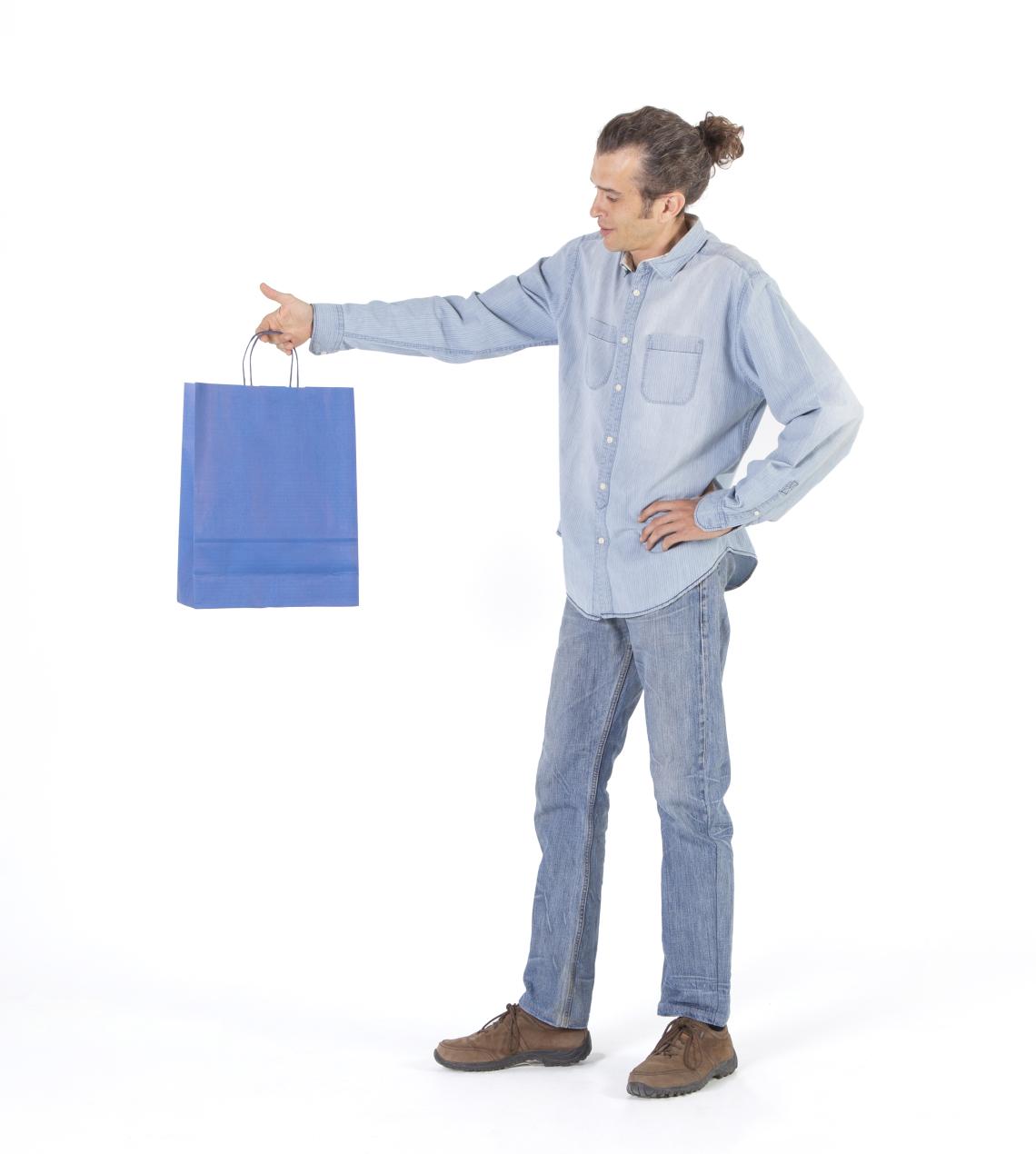 Bolsas de papel de colores 32x41x12