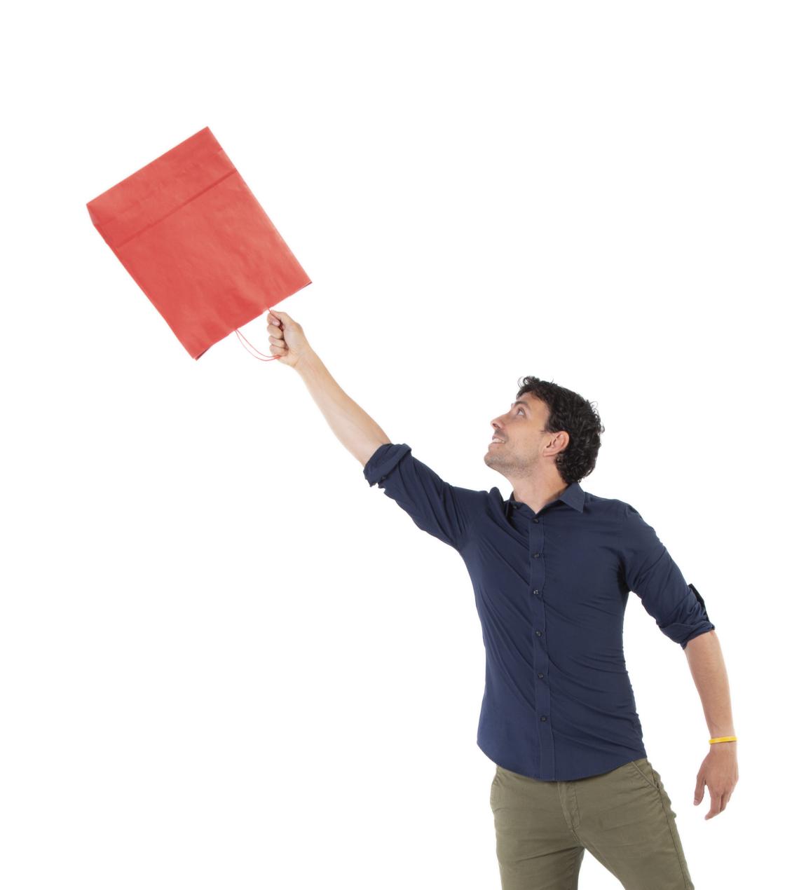 Bolsas de papel de colores 32x41x12