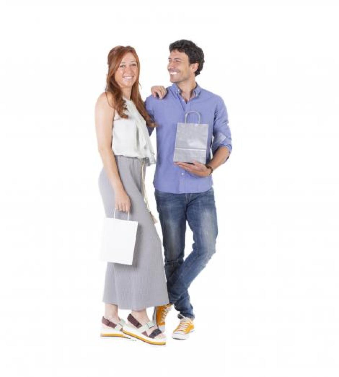 Bolsas de papel 100 g 18x24x8