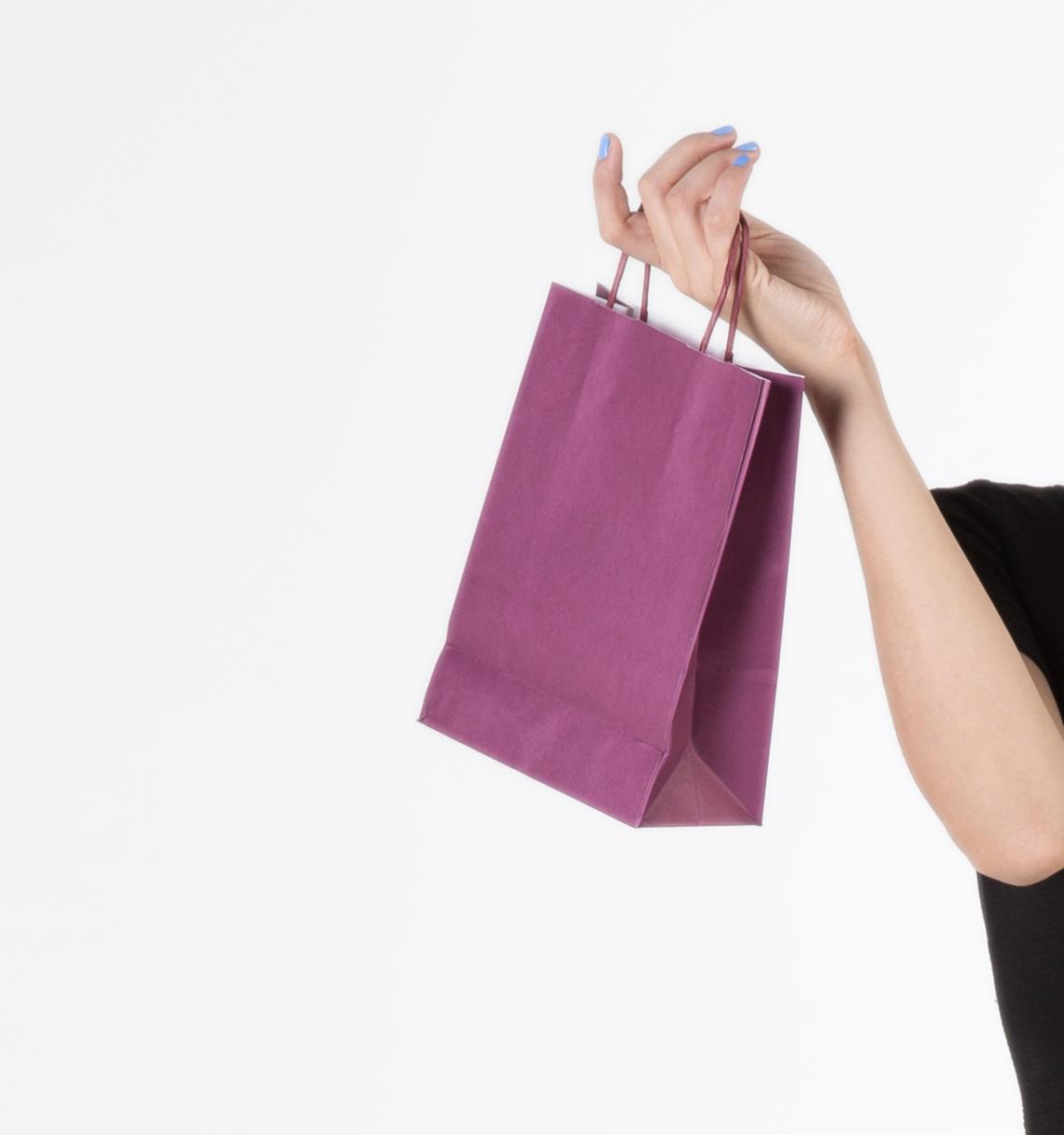 Bolsas de papel 100 g 18x24x8