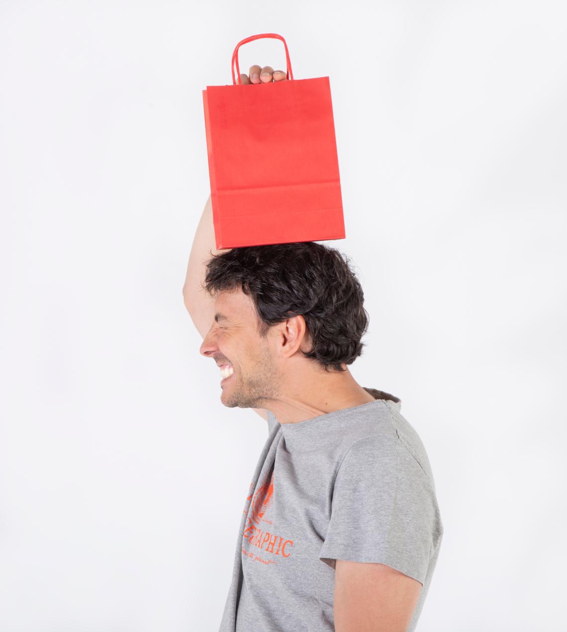 Bolsas de papel 100 g 18x24x8