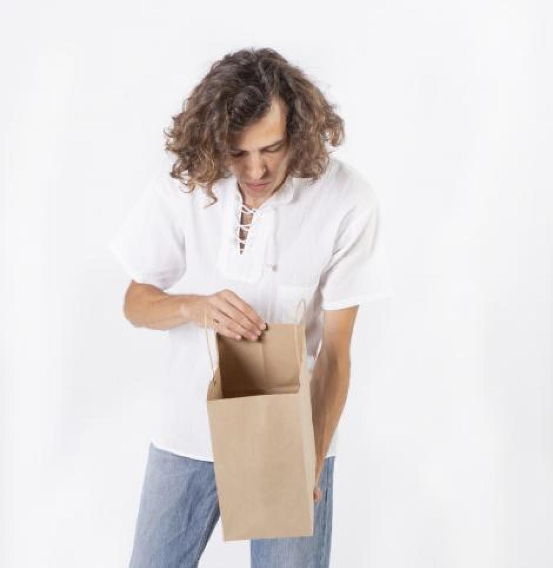 Bolsas kraft take away para comida