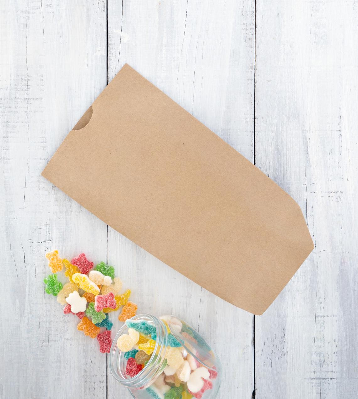 Bolsas sin asas pequeñas con chucuhes