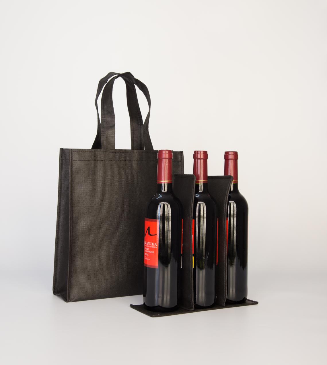 Bolsa de tela con asas 27x30x9