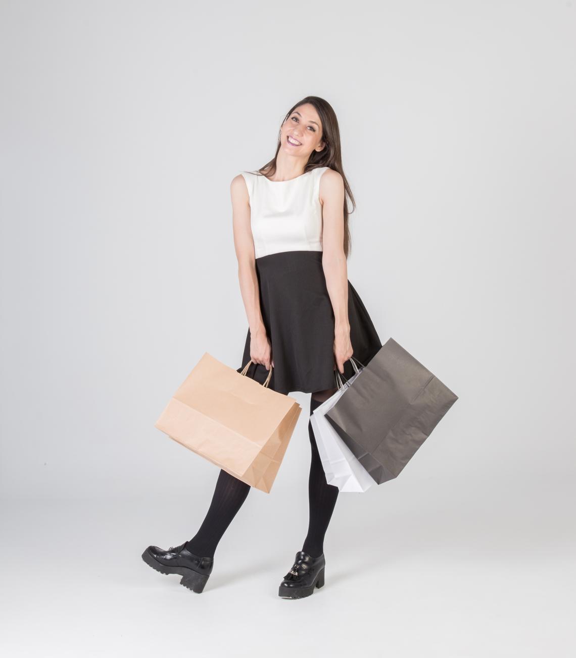 Bolsas papel de colores 120 g 42x35x12