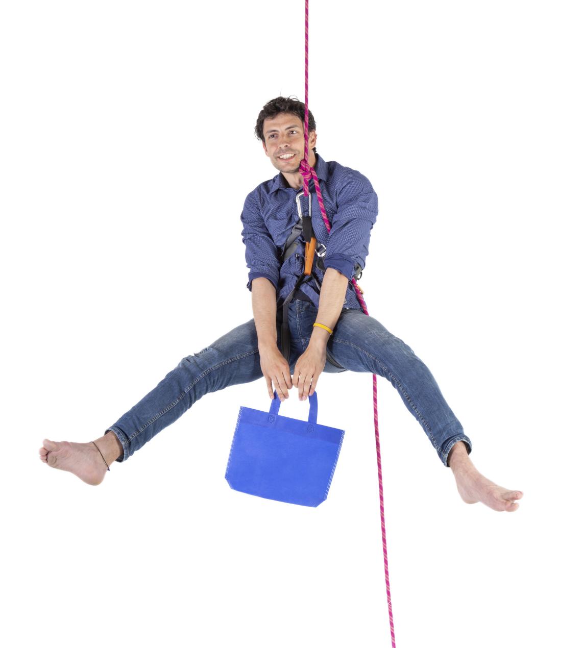 Bolsas tela asa corta 34x26x8