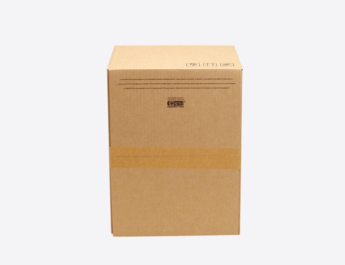 Cajas de cartón grandes con cierre solapa