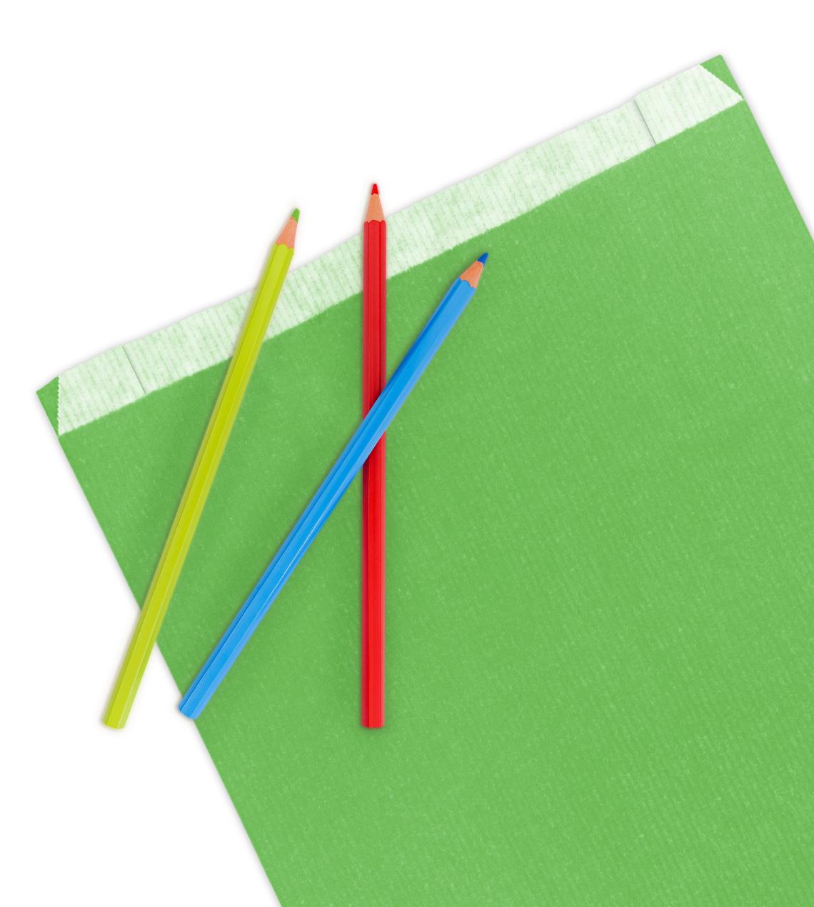 Sobres de papel 50 g con fuelle 24x42x6