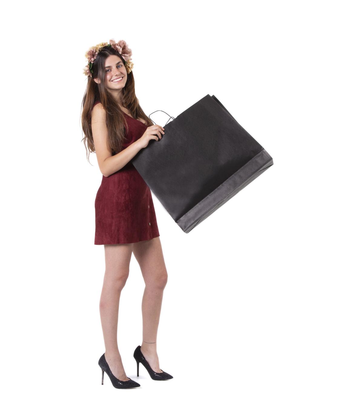 Bolsa papel de colores 120 g 54x45x13