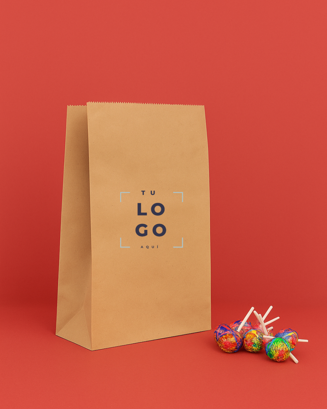 Bolsas sin asas kraft para productos a granel