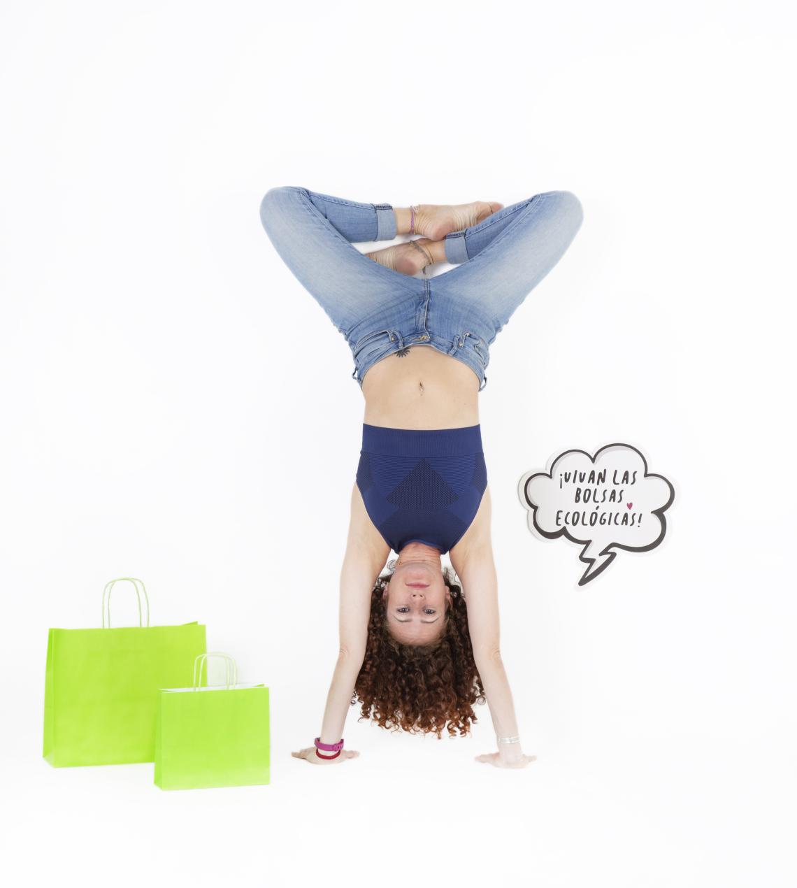 Bolsas de asa rizada 120 g 36x31x12