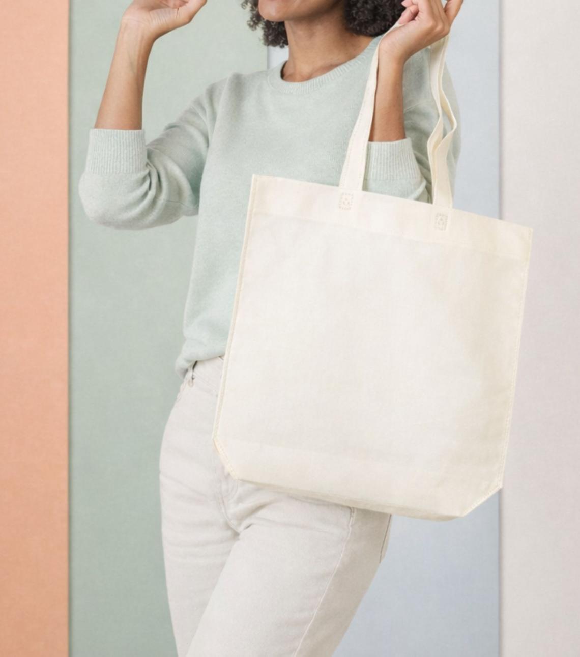 Bolsa de tela termosellada 42x40x10