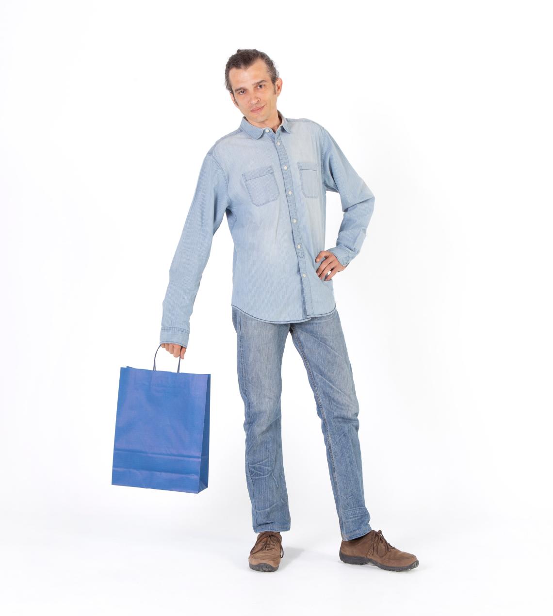 Bolsas de papel de colores 32x41x12