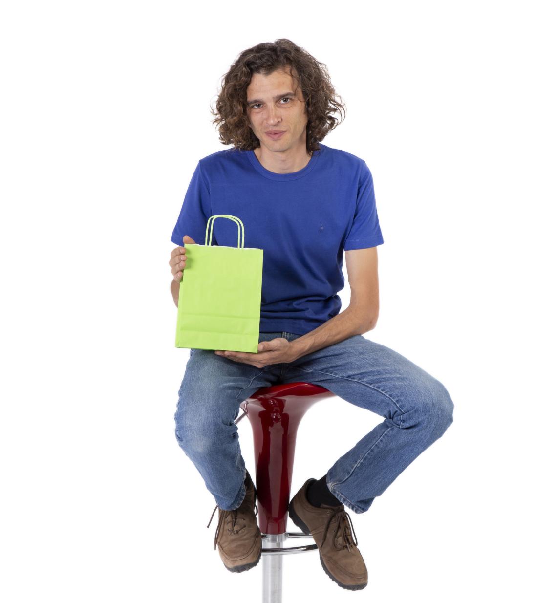 Bolsas de papel 100 g 18x24x8