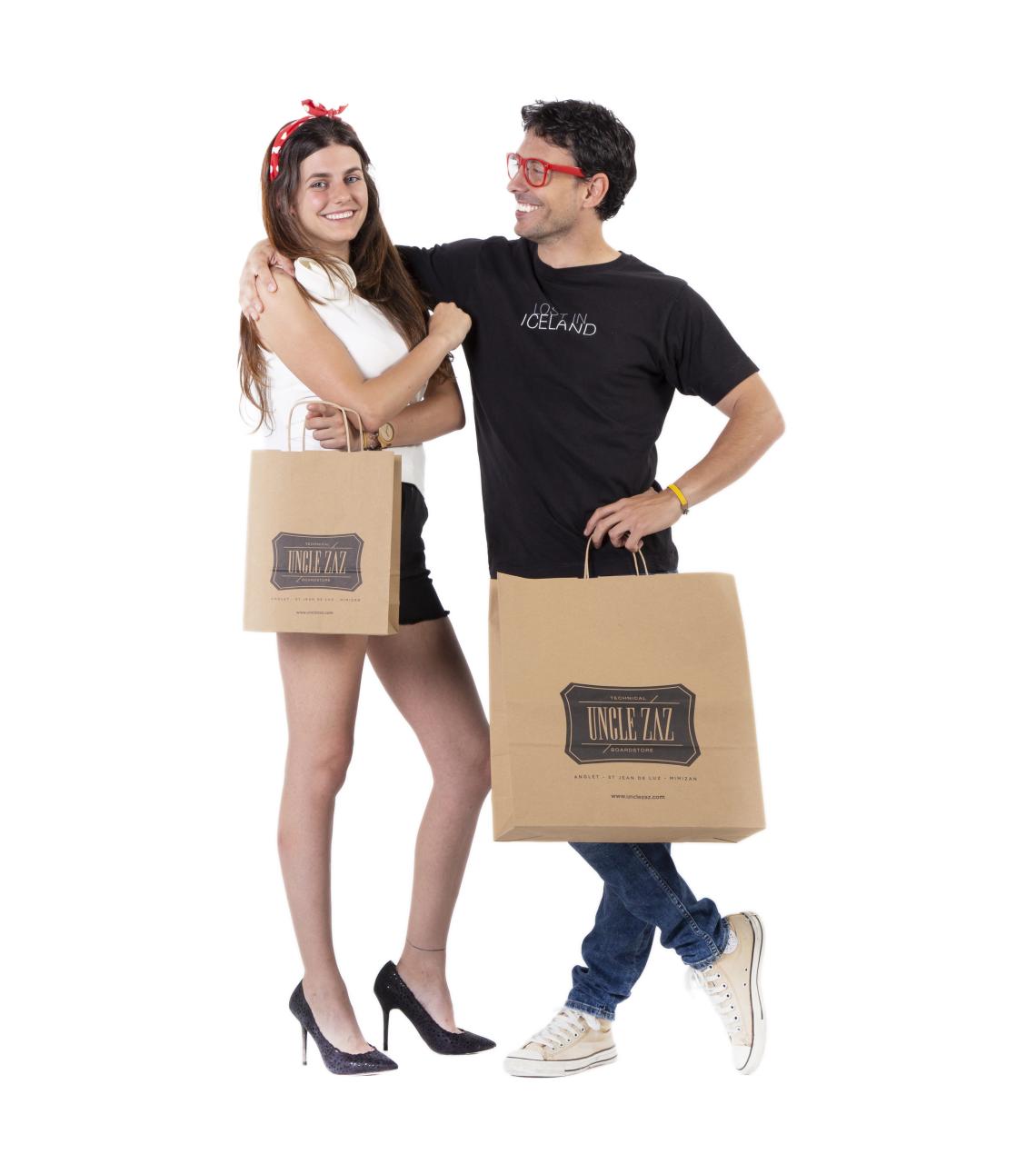 Bolsas de papel kraft grandes