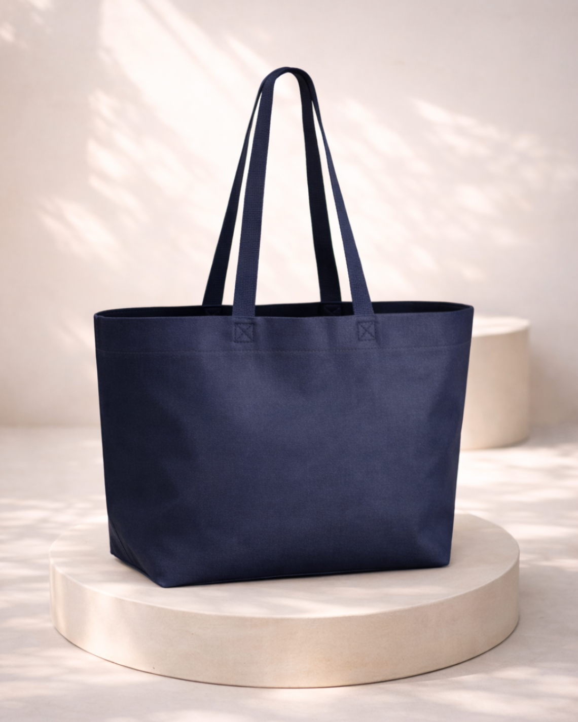 Bolsas de tela reciclada color azul marino