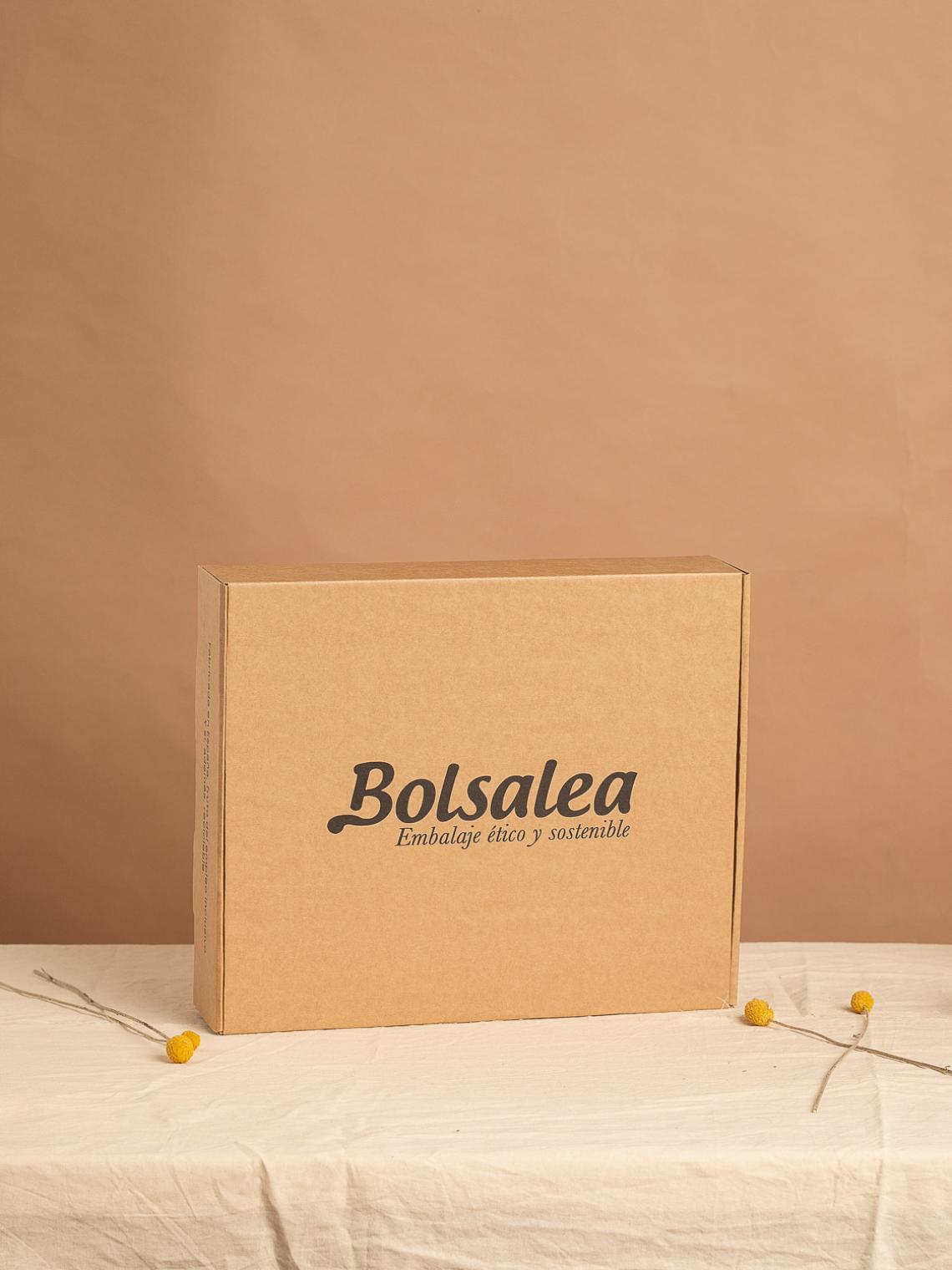 Cajas de cartón reciclado con separadores para ecommerce 37x30x8 | Fabricadas por personas con discapacidad intelectual