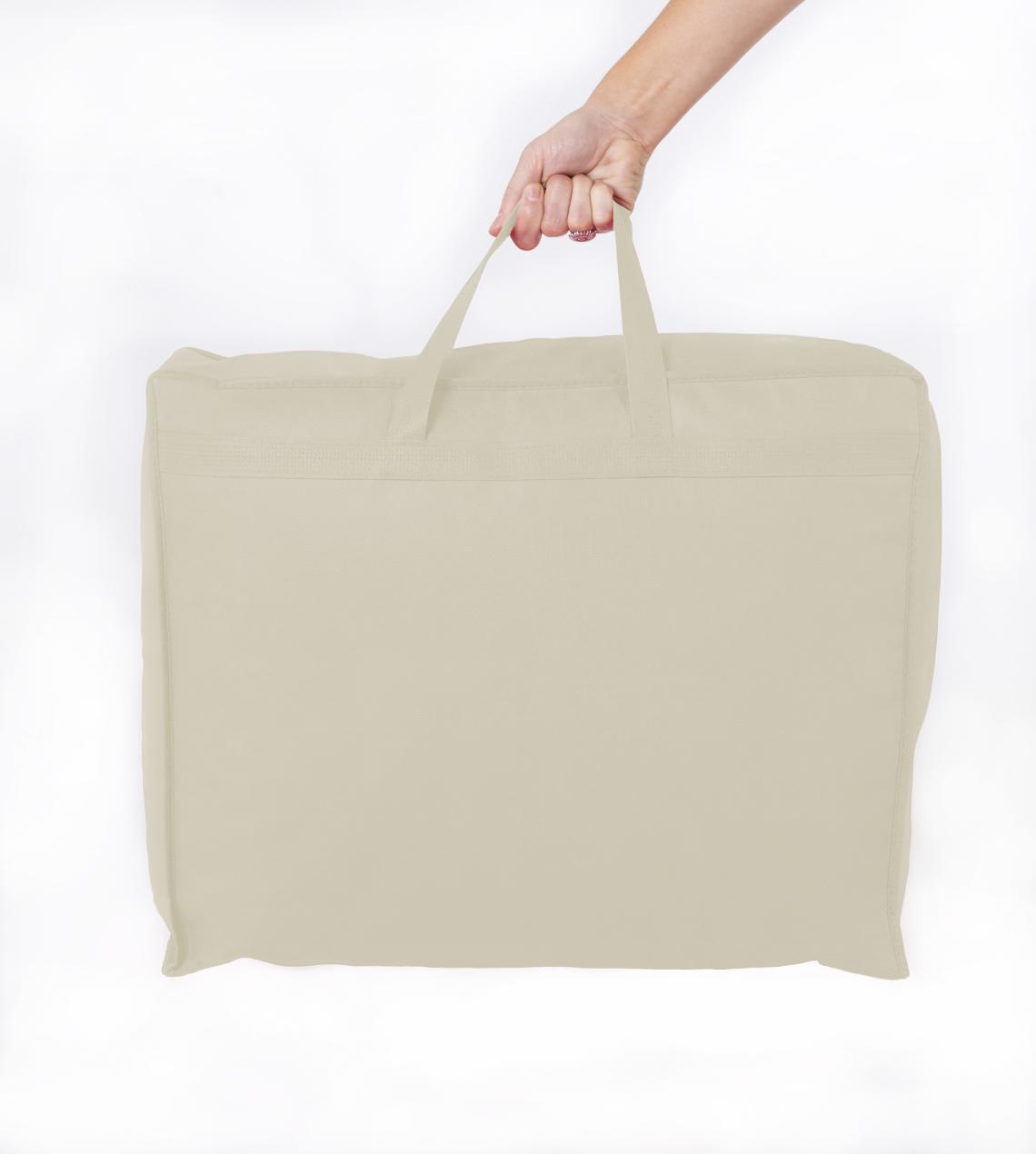Bolsa para guardar edredones 60x50x20 de color hueso