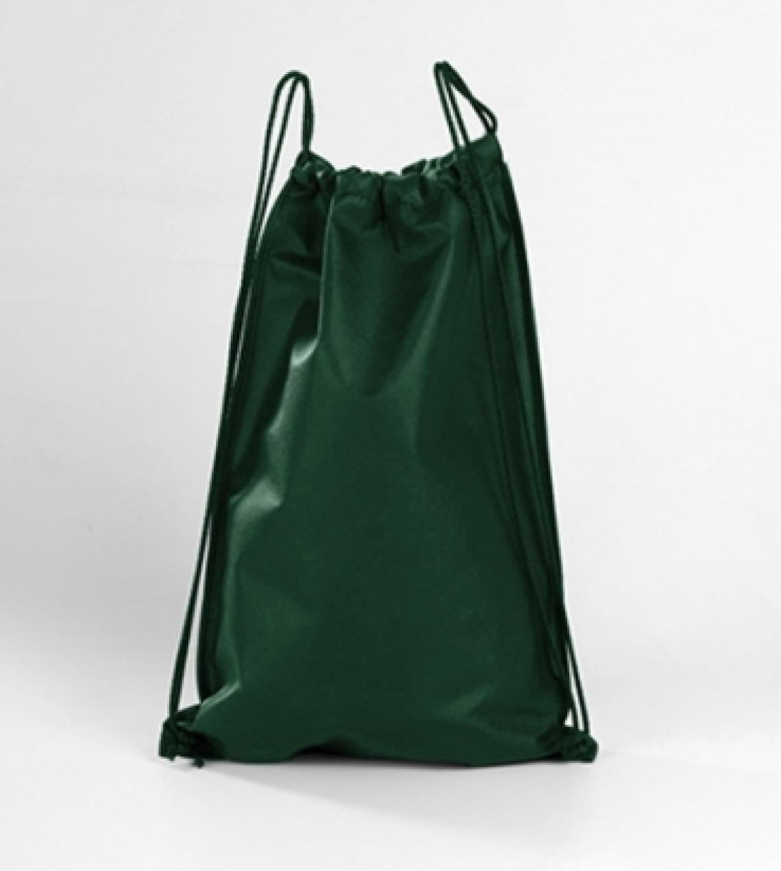 Mochila verde de cuerdas grande 40x45