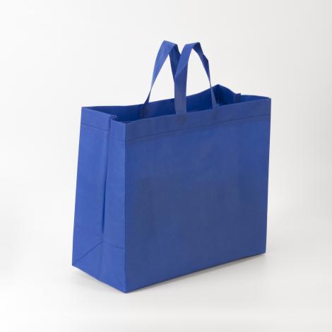 Bolsas de tela de base ancha azules