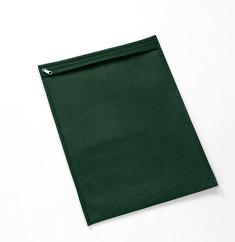 Sacos de tela reciclada grandes con cierre cremallera