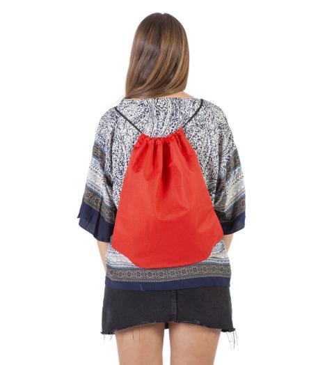 Mochila saco abierta de tejido reciclado 37x42 Mochila saco abierta de tejido reciclado 37x42