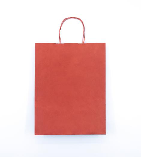 Bolsas de papel burdeos por mayor Bolsas de papel burdeos