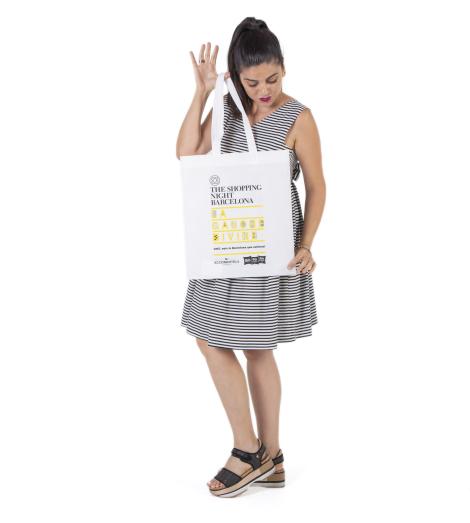Bolsas de tela mediana termosellada con asas largas 38x42 Bolsas de tela mediana termosellada con asas largas 38x42