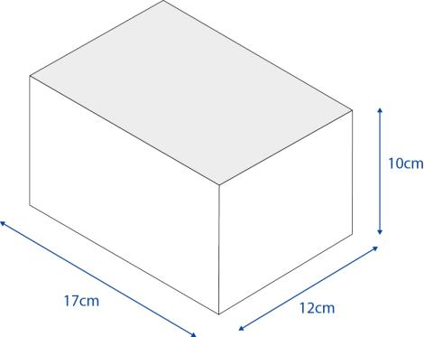 Cajas para ecommerce 17x10x12. Cartón reciclado