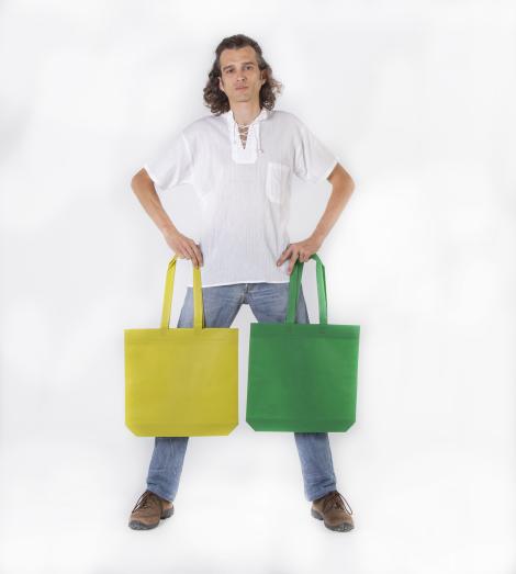 Bolsa de tela termosellada 42x40x10