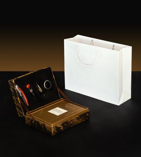 Bolsas de papel blanco 30x25x10 Papel ecológico