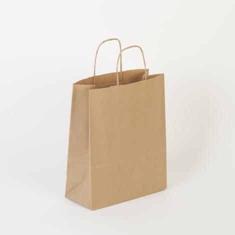 Bolsa kraft 25x31x11 Papel reciclado