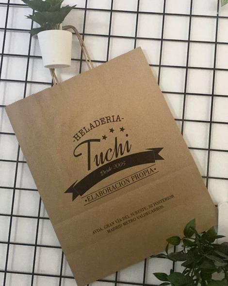 Bolsas de papel kraft impresas
