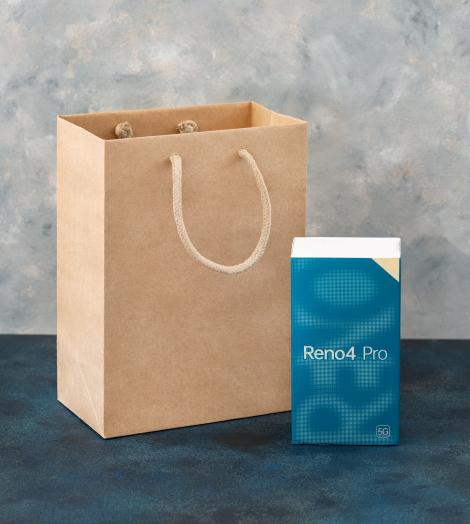 Bolsas de papel reciclado 20x28x11 Made in Spain. DESCUENTO POR LIQUIDACIÓN