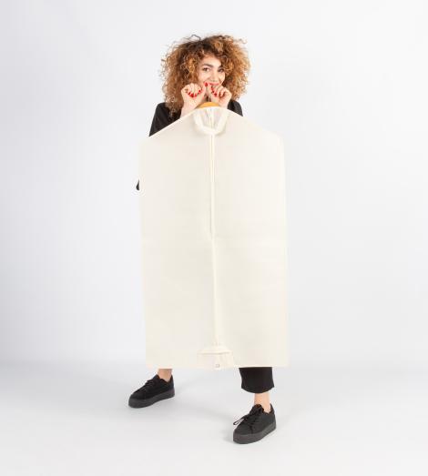 Portatrajes para vestidos Fundas para trajes de color hueso