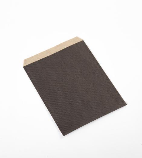 Sobres de papel negros medianos