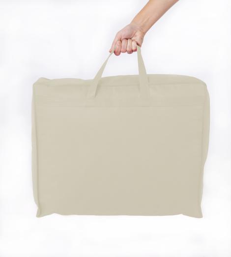 Bolsa para guardar edredones 60x50x20 de color hueso