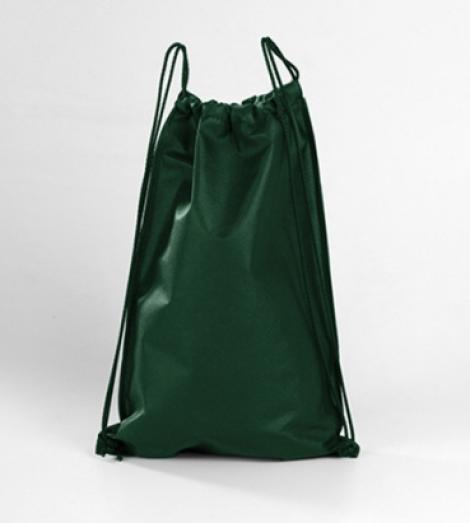 Mochila verde de cuerdas grande 40x45