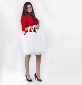 Bolsas de tela de  base ancha 45x40x20