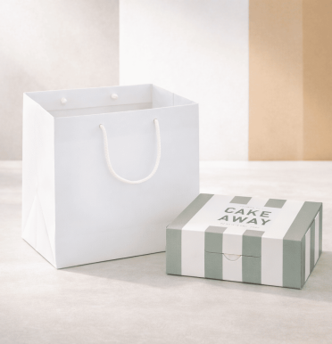 Bolsas de papel hechas a mano 32x25x25 | Fabricadas por personas con discapacidad intelectual