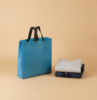 Bolsa tela laminada 38x40x10