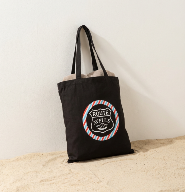 Bolsas de algodón negro 145 g 38x42