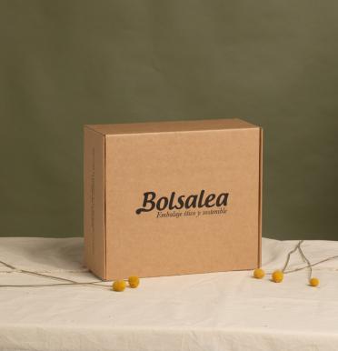 Cajas de cartón reciclado para ecommerce 29x25x12 | Fabricadas por personas con discapacidad intelectual