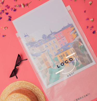 Sobres de papel transparente 36x50+4