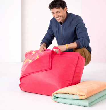 Bolsas de tela para edredón 55x45x15