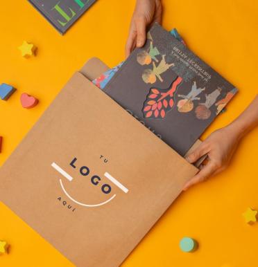 Sobres de papel con fuelle para envíos 39x45(37)x8+5